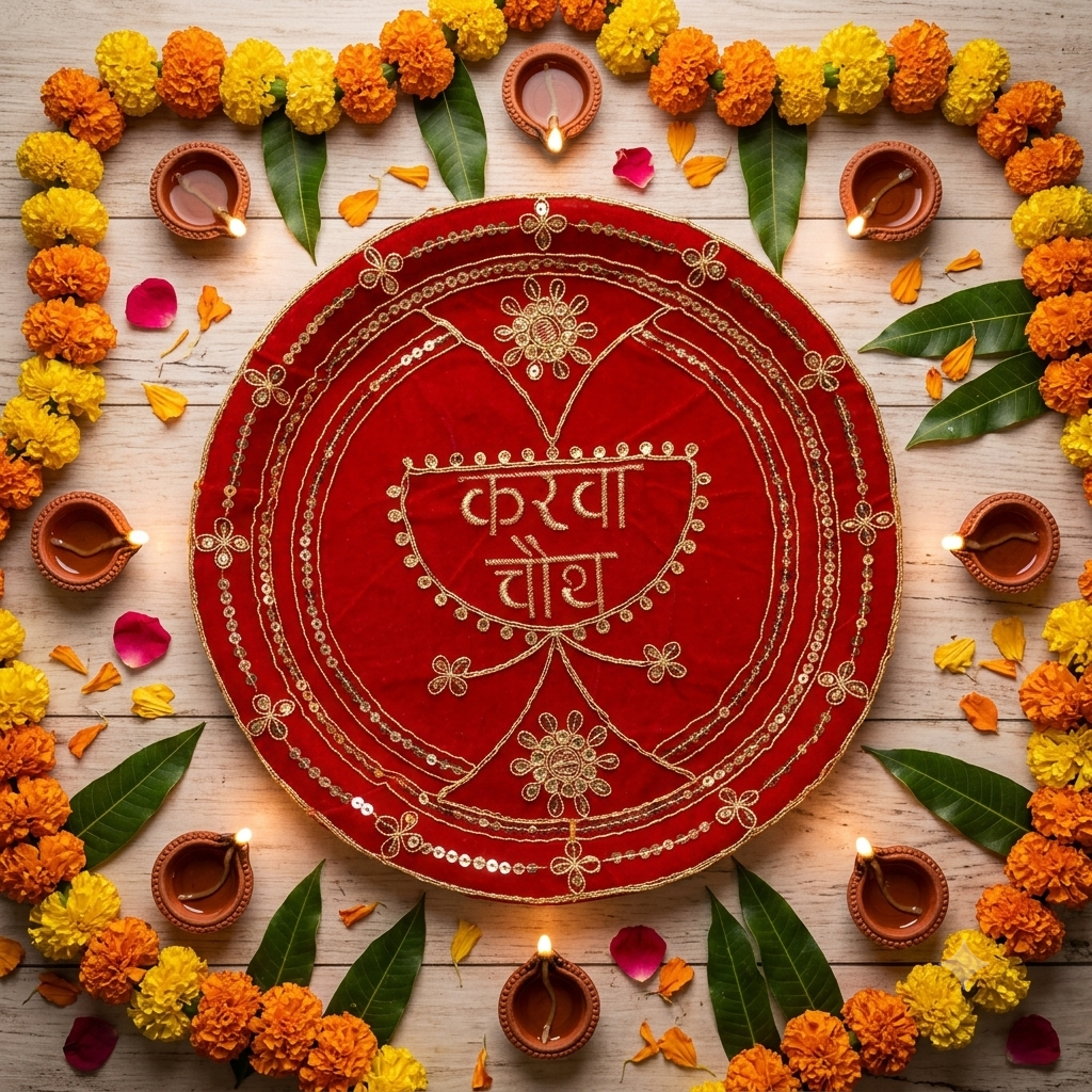 Karwa Chauth Thali Set| Karwachauth Puja Thali Set