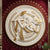 Krishna Round Wall Hanging Sculpture | Handcrafted Polyresin Wall Art with Antique Finish | Spiritual Wall Décor for Home, Temple, Pooja Room & Office